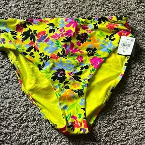 Bar III Bright Floral Bikini Bottom Only